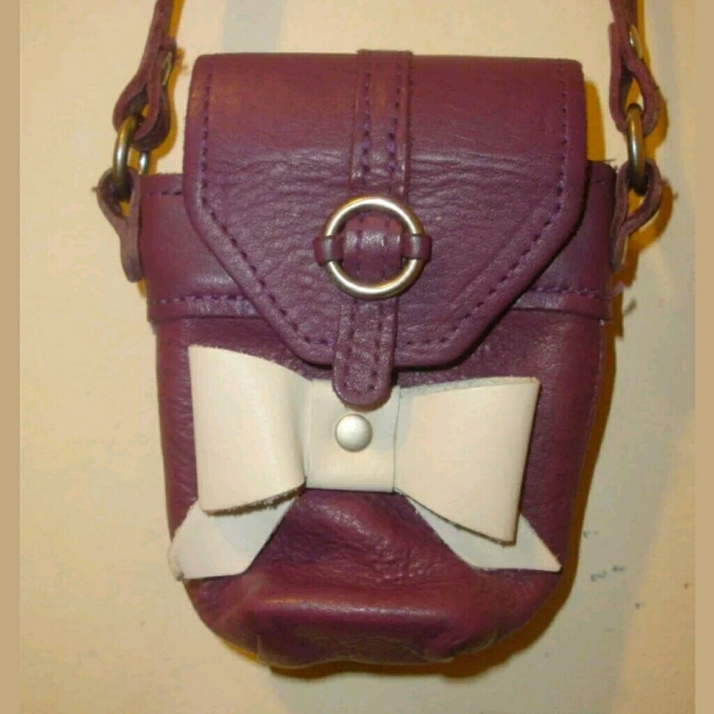 Longaberger To Go Crossbody Bag Bow Detail.